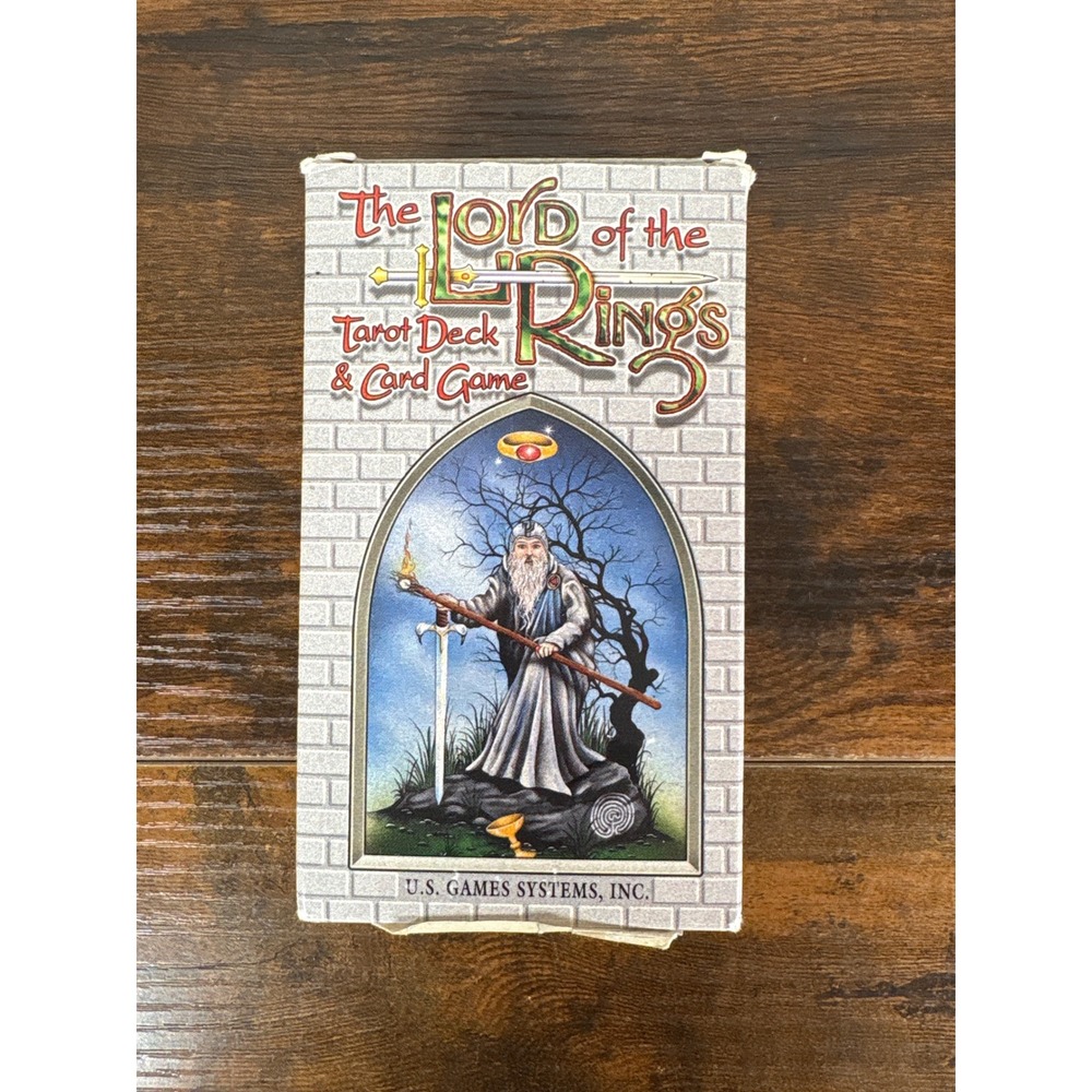 Vintage 1996 The Lord of the Rings Tarot Deck and Card Game US Games Systems
